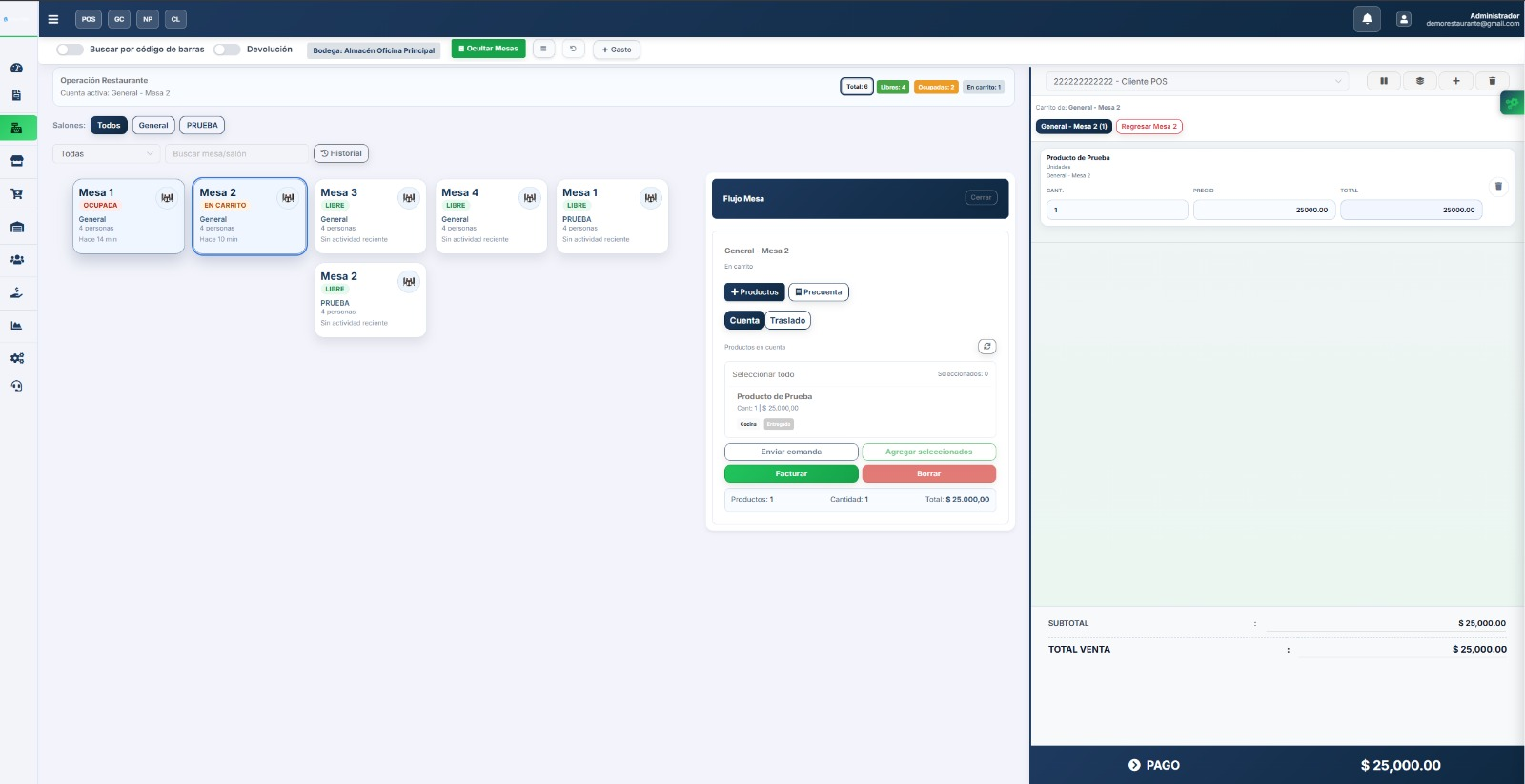 Facturación Rápida con POS Electrónico
